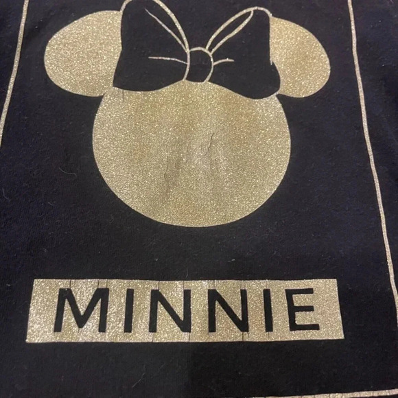 2T Old Navy Gold Minnie Tee - Picture 2 of 3